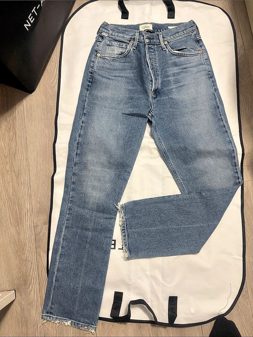 Citizens of Humanity Jolene Straight Leg Jeans in Blue Waist 27